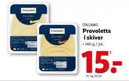 Lidl ITALIAMO Provoletta i skiver tilbud