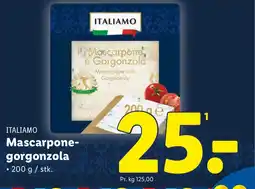 Lidl ITALIAMO Mascarpone- gorgonzola tilbud
