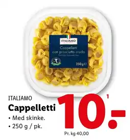 Lidl ITALIAMO Cappelletti tilbud
