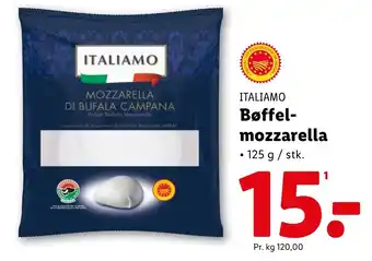 Lidl ITALIAMO Bøffel- mozzarella tilbud