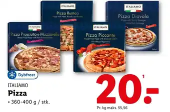 Lidl ITALIAMO Pizza tilbud