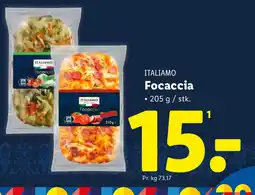Lidl ITALIAMO Focaccia tilbud