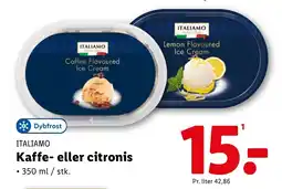 Lidl ITALIAMO Kaffe- eller citronis tilbud