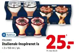 Lidl ITALIAMO Italiensk-inspireret is tilbud