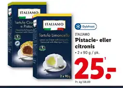 Lidl ITALIAMO Pistacie- eller citronis tilbud