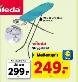Lidl VILEDA Strygebræt tilbud