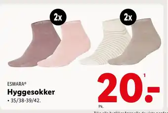 Lidl ESMARA® Hyggesokker tilbud
