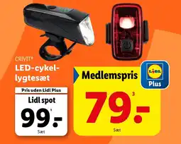 Lidl CRIVITⓇ LED-cykel- lygtesæt tilbud