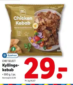 Lidl CHEF SELECT Kyllinge- kebab tilbud