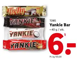 Lidl TOMS Yankie Bar tilbud