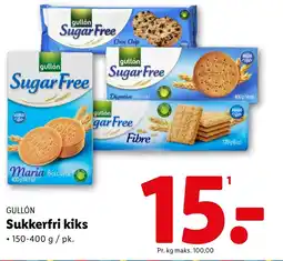 Lidl GULLÓN Sukkerfri kiks tilbud
