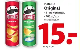 Lidl PRINGLES Original tilbud