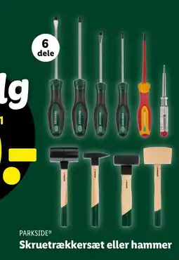 Lidl PARKSIDE® Skruetrækkersæt eller hammer tilbud