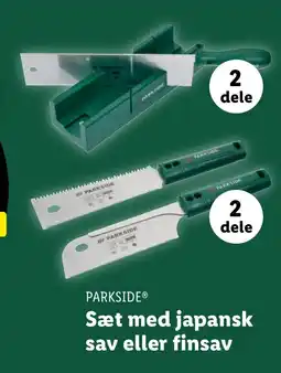 Lidl PARKSIDE® Sæt med japansk sav eller finsav tilbud
