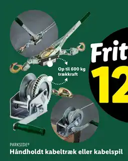 Lidl PARKSIDE® Håndholdt kabeltræk eller kabelspil tilbud