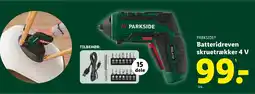 Lidl PARKSIDE® Batteridreven skruetrækker 4 V tilbud