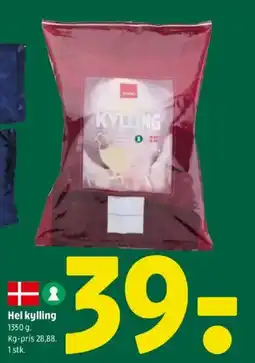 Coop 365 Hel kylling tilbud