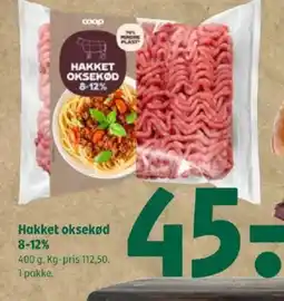Coop 365 Hakket oksekød 8-12% tilbud