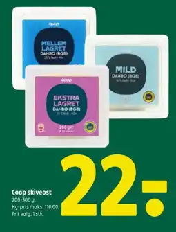 Coop 365 Coop skiveost tilbud