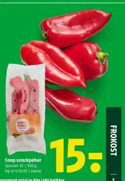 Coop 365 Coop snackpeber tilbud