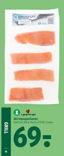 Coop 365 365 lakseportioner tilbud