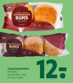 Coop 365 Coop burgerboller tilbud