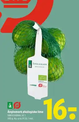 Coop 365 Änglamark økologiske lime tilbud