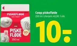 Coop 365 Coop piskefløde tilbud