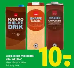 Coop 365 Coop kakao mælkedrik eller iskaffe tilbud