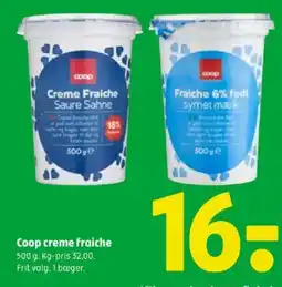 Coop 365 Coop creme fraiche tilbud