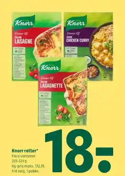 Coop 365 KNORR retter tilbud