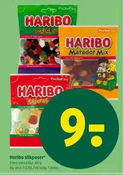Coop 365 HARIBO slikposer tilbud