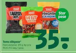 Coop 365 Toms slikpose tilbud
