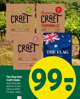 Coop 365 The Flag eller Craft i boks tilbud