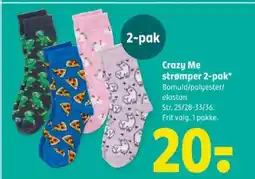 Coop 365 Crazy Me strømper tilbud