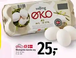 Føtex Økologiske danske æg, DKK 25 tilbud