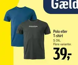 Føtex Polo eller T-shirt, DKK 39 tilbud