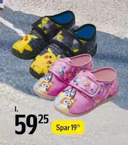 Føtex Hjemmesko med kendte figurer, DKK 59.25 tilbud