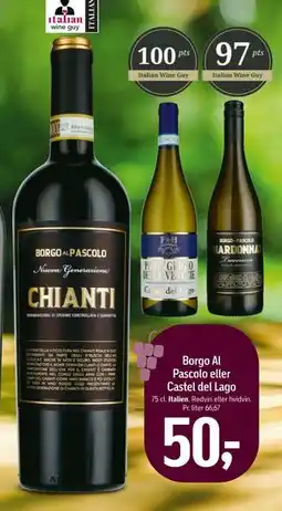 Føtex Borgo Al Pascolo eller Castel del Lago, DKK 50 tilbud