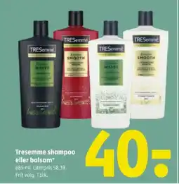 Coop 365 Tresemme shampoo eller balsam tilbud