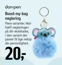 Føtex Boost-my-bag nøglering, DKK 20 tilbud