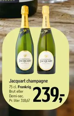 Føtex Jacquart champagne, DKK 239 tilbud