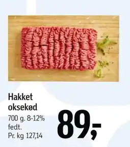Føtex Hakket oksekød, DKK 89 tilbud