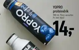 Føtex YOPRO proteindrik, DKK 14 tilbud