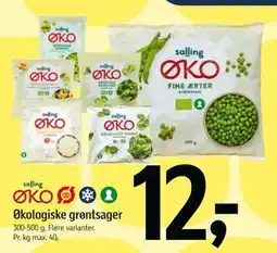 Føtex Økologiske grøntsager, DKK 12 tilbud