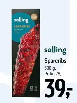 Føtex Spareribs, DKK 39 tilbud
