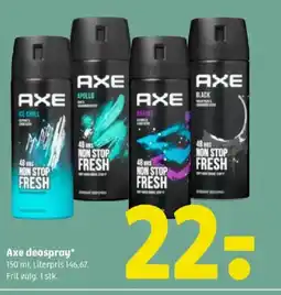 Coop 365 AXE deospray tilbud
