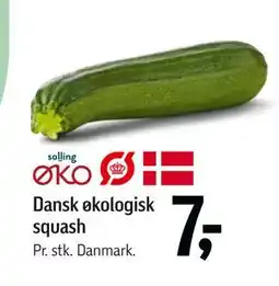 Føtex Dansk økologisk squash, DKK 7 tilbud
