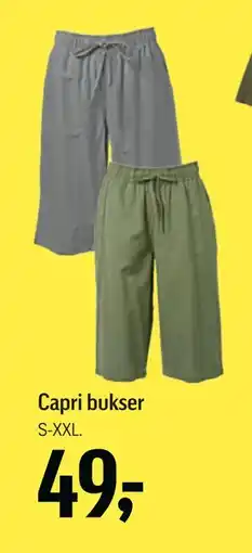 Føtex Capri bukser, DKK 49 tilbud