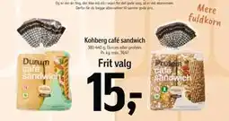 Føtex Kohberg café sandwich, DKK 15 tilbud